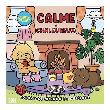 Coloriage mignon et original : Calme et chaleureux
