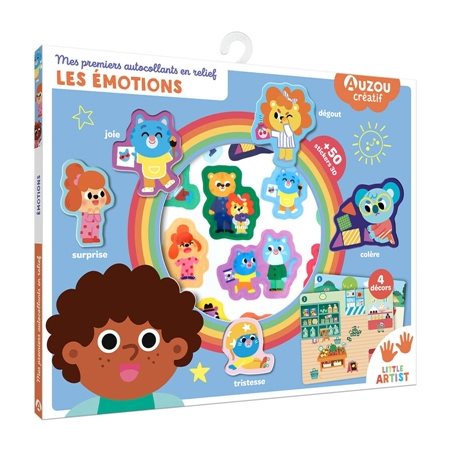 Mes premiers autocollants en relief : les émotions