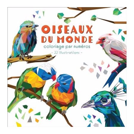 Coloriage par numéros : Oiseaux du monde