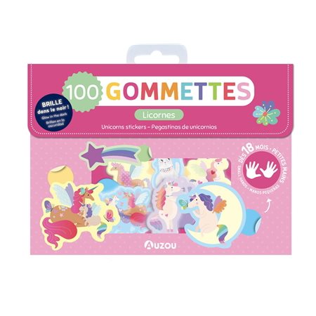 100 gommettes : Licornes
