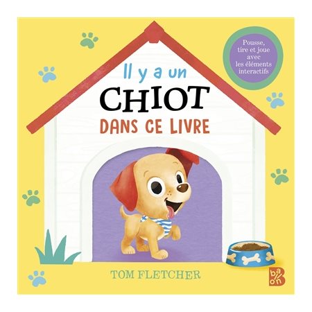 Il y a un chiot dans ce livre