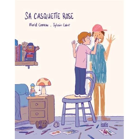 Sa casquette rose