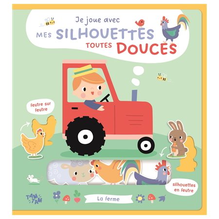Je joue avec mes silhouettes toutes douces : La ferme