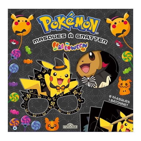 Pokémon : masques à gratter : Halloween