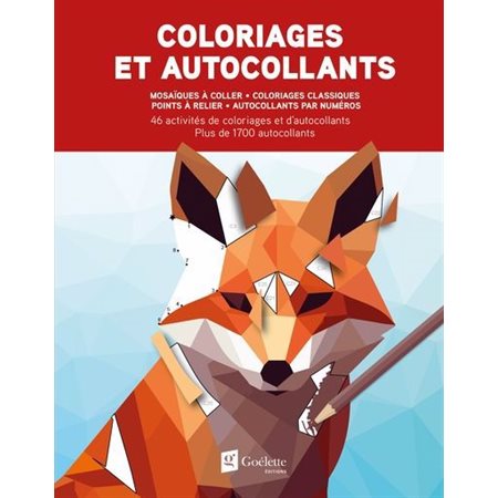 Coloriages et autocollants : Renard