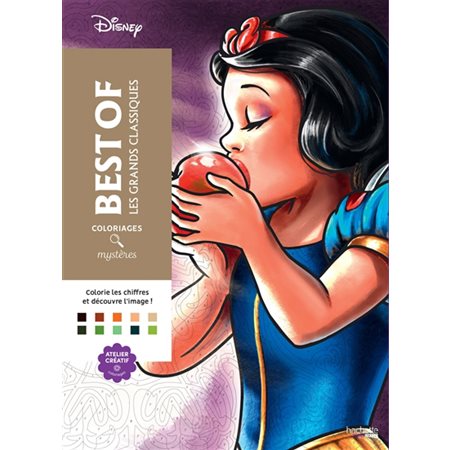 Coloriages mystères Disney : Best of, les grands classiques