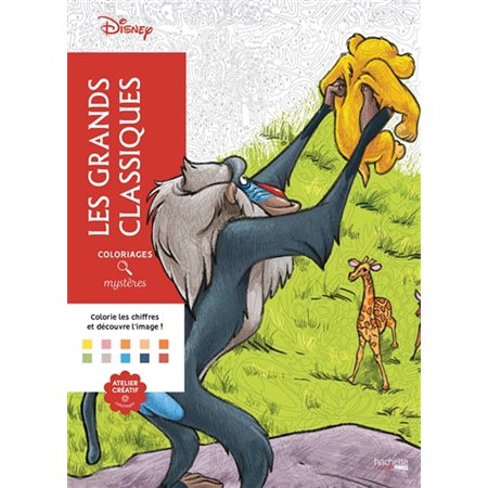 Coloriages mystères Disney : Les grands classiques