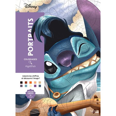 Coloriages mystères Disney : Portraits