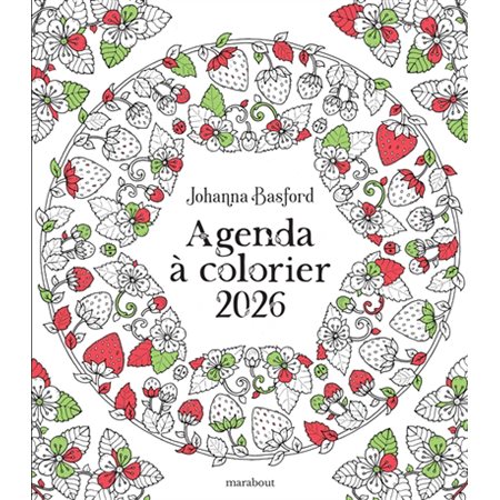 Agenda à colorier 2026