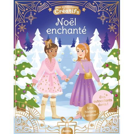 Noël enchanté : Des autocollants dorés !