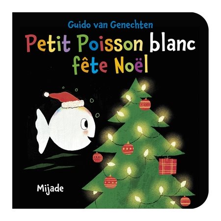 Petit poisson blanc fête Noël