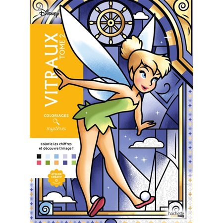Coloriages mystères Disney : Vitraux #2