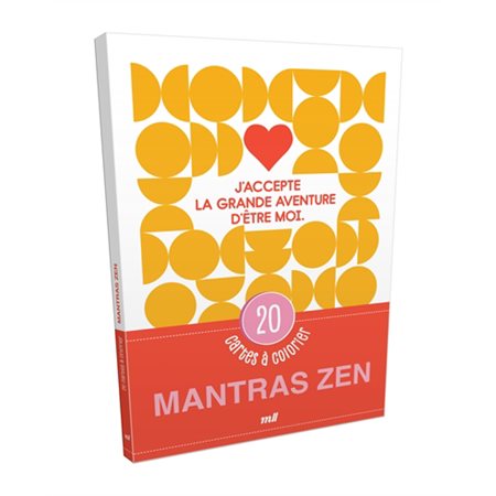 Mantras zen : 20 cartes à colorier