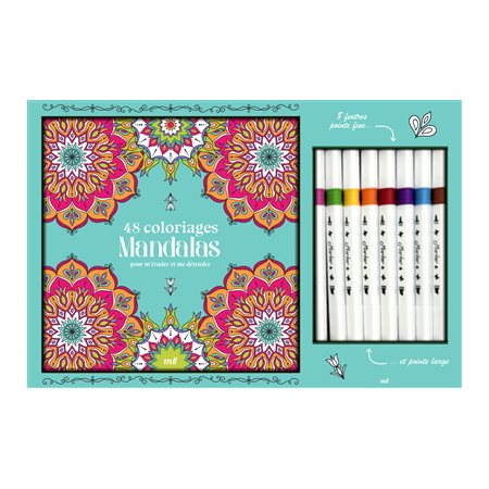 48 coloriages mandalas pour m'évader et me détendre. 48 coloriages mandalas pour m'évader et me détendre.