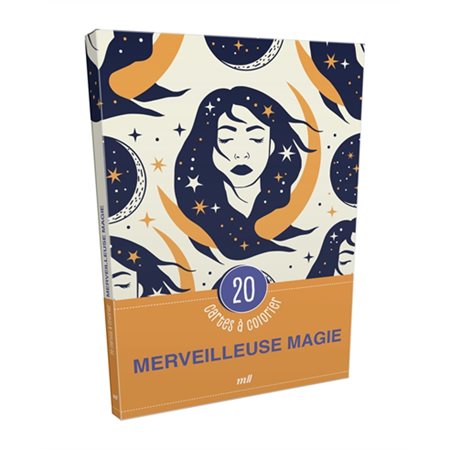 Merveilleuse magie : 20 cartes à colorier