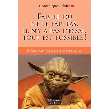 Fais-le ou ne le fais pas, il n’y a pas d’essai, tout est possible!