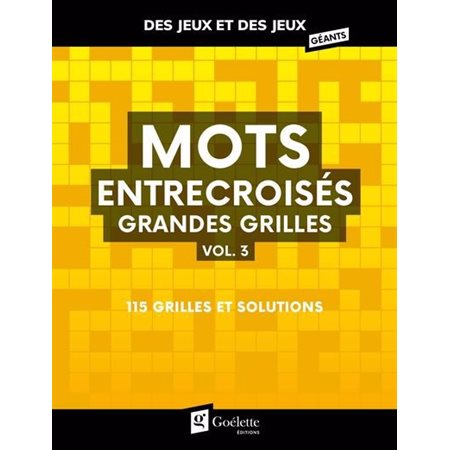 Mots entrecroisés grandes grilles #3