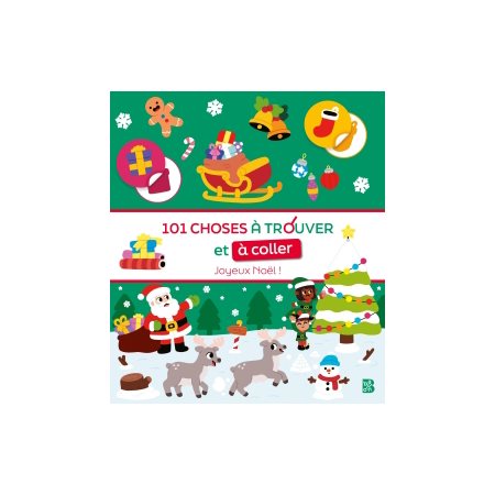 101 choses à trouver et à coller : Joyeux Noël