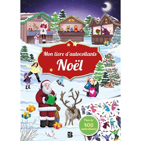 Mon livre d'autocollants : Noël