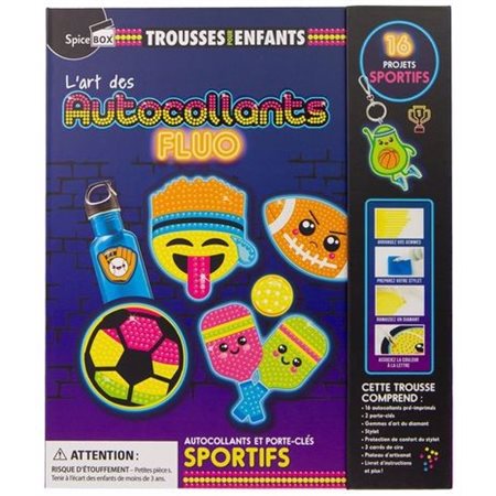 L'art des autocollants fluo