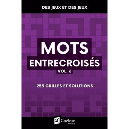 Mots entrecroisés #6