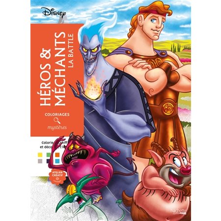Coloriages mystères : Héros & Méchants, la battle