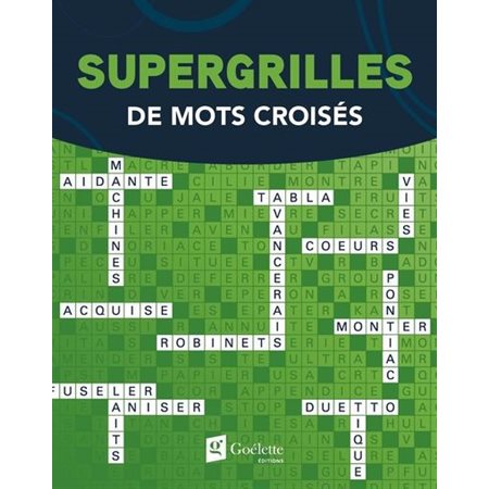 Supergrilles de mots croisés
