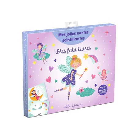 Mes jolies cartes scintillantes : Fées fabuleuses