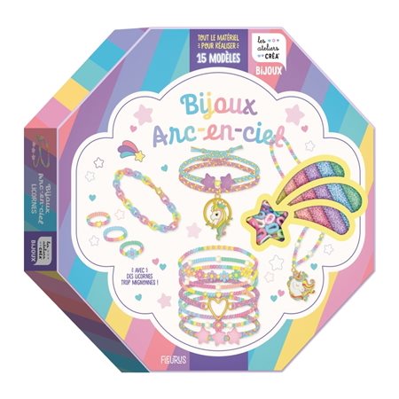 Bijoux arc-en-ciel : licornes
