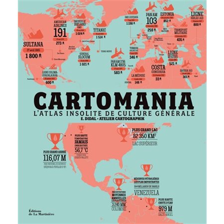 Cartomania : L'atlas insolite de culture générale