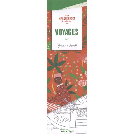 Mes marque-pages à colorier : Voyages