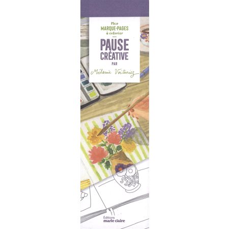 Mes marque-pages à colorier : Pause créative