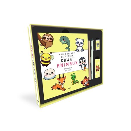 Mon coffret de dessin kawaï : Animaux