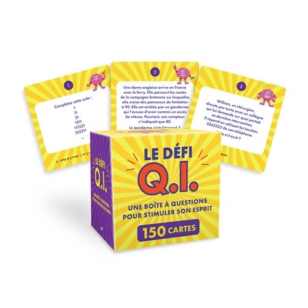 Le défi QI : Une boîte à questions pour stimuler son esprit