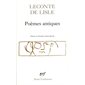 Poèmes antiques