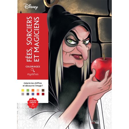 Coloriages Mystères Disney : Fées, sorciers et magiciens