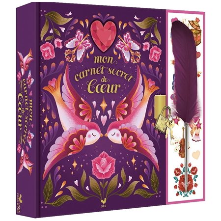 Mon carnet secrets de coeur : coffret