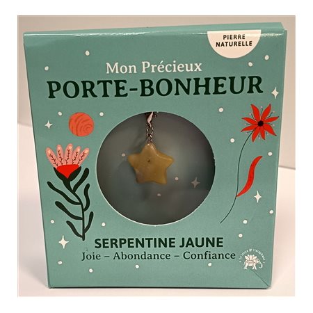 Mon précieux porte-bonheur : Serpentine jaune