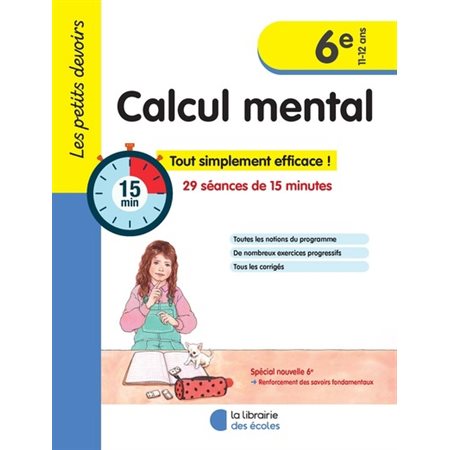 Calcul mental 6e : 11-12 ans