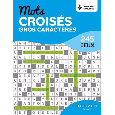 Mots croisés gros caractères