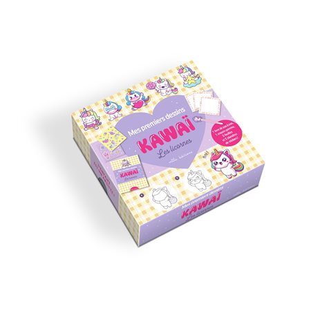 Mes premiers dessins kawaï : Les licornes