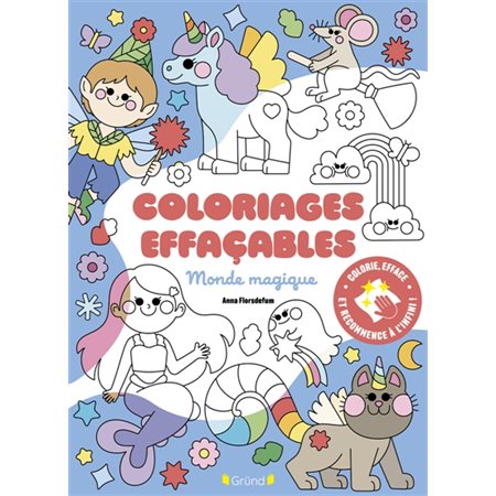 Coloriages effaçables : Monde magique
