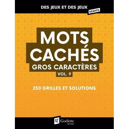 Mots cachés gros caractères #9