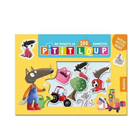 Ma pochette 100 gommettes p'tit loup