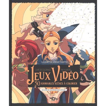 Coloriage par numéro : Jeux vidéo