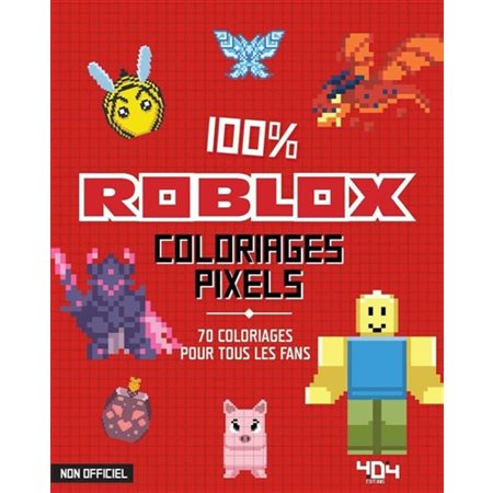 Coloriages pixel : 100 % Roblox