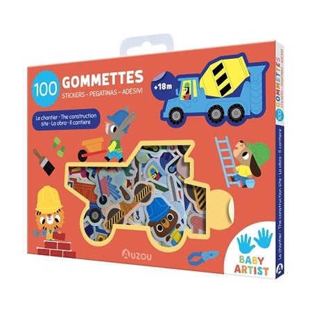100 gommettes : Le chantier
