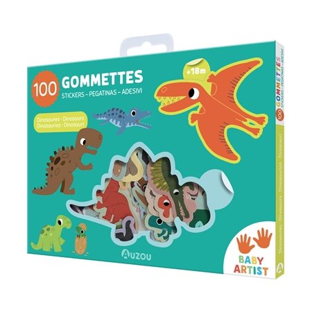 100 gommettes : Dinosaures