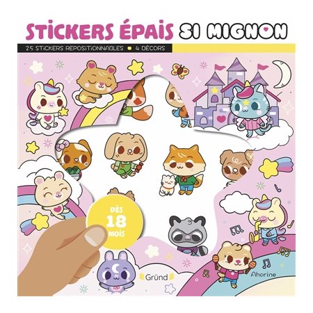 Stickers épais : Si mignon