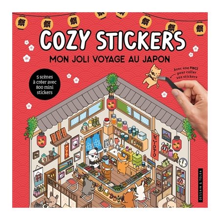 Cozy stickers : Mon joli voyage au Japon